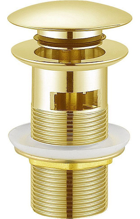 Донный клапан для раковины Cezares CZR-SAT6-03, золото