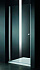 Дверь для душевого уголка Cezares ELENA-W-80-C-Cr стекло прозрачное