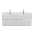 Тумба под раковину Cezares Duet-n 120 DUET-N-1200-2C-SO-2-BL Bianco Lucido