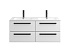 Тумба под раковину Cezares Eco-cer-n 120 ECO-CER-N-1200-4C-SO-2-BL Bianco Lucido