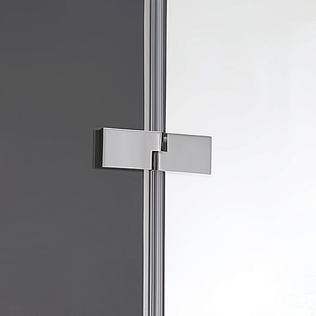 Душевой уголок Cezares Bergamo 120x100 R BERGAMO-W-AH-2-120/100-C-Cr-R профиль хром, стекло прозрачное