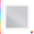 Зеркало Cezares 80х80 CZR-SPC-MC-800-800-RGB-TCH с подсветкой