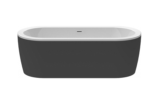 Фронтальная панель для ванны Cezares SLIM CENTRAL-180-SCR-NERO, черный