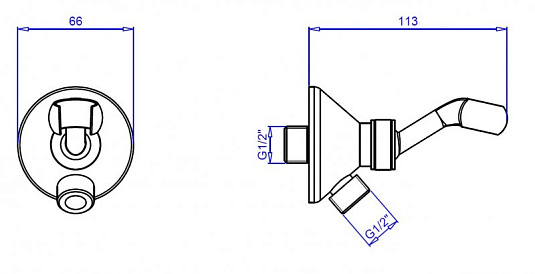 Шланговое подключение Cezares Czr CZR-U-AI-C-03/24 золото