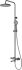Душевая система Cezares Stylus  STYLUS-CVD-NOP черный матовый