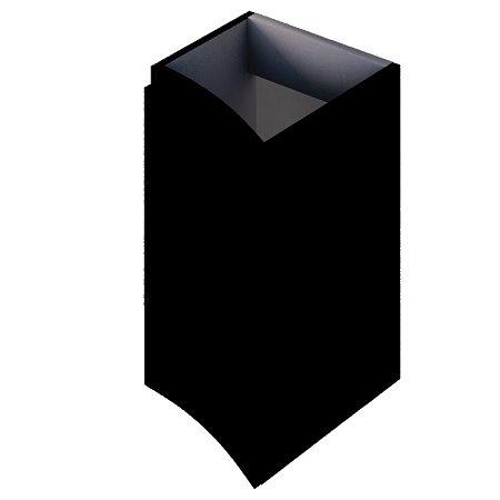 Шкаф Cezares Vague 34 55283 Nero opaco