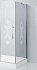 Боковая стенка Cezares Giubileo-Fix-90 L стекло с узором хром