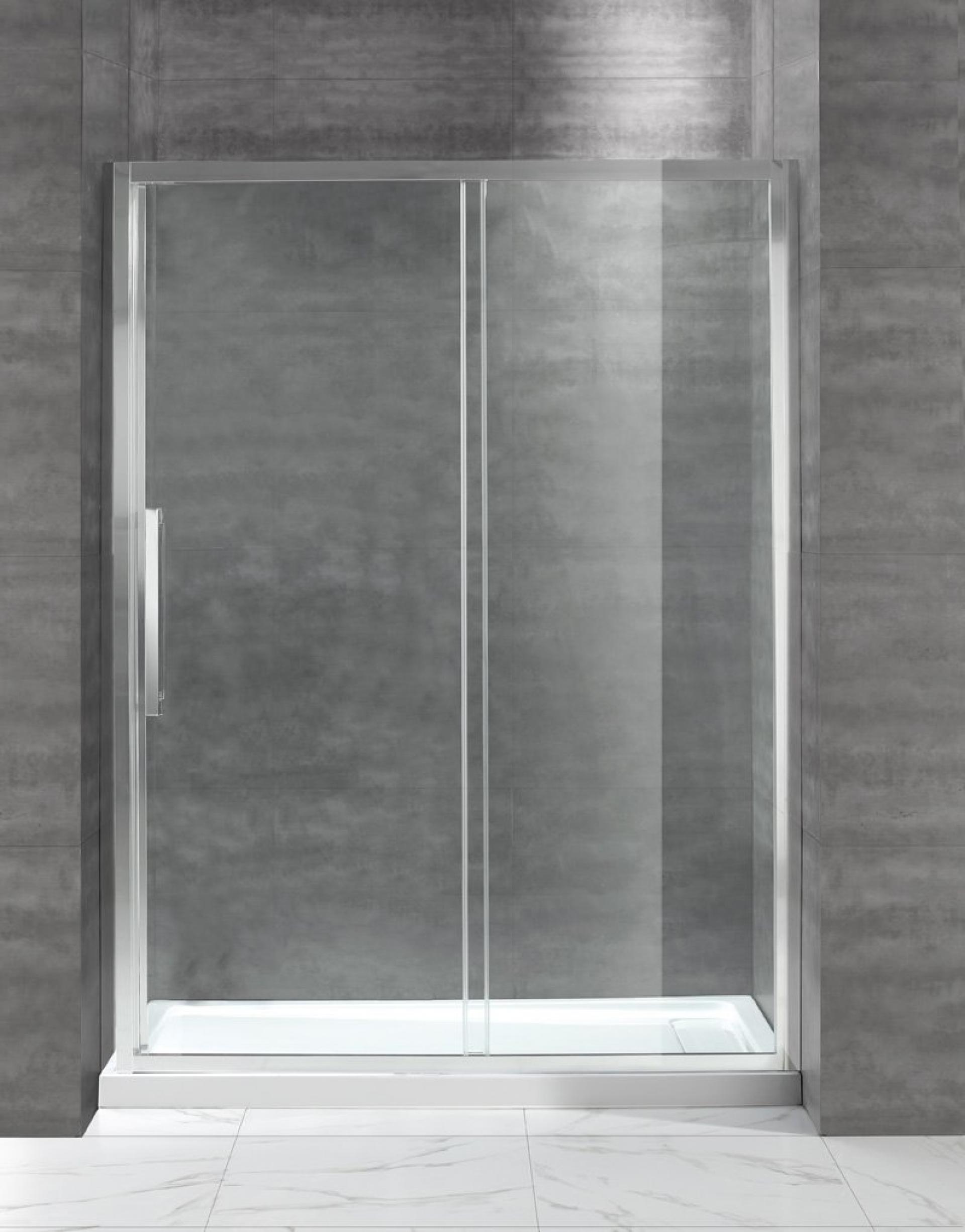 Душевая дверь в нишу Cezares LUX-SOFT-W-BF-1-140-C-Cr-IV стекло прозрачное